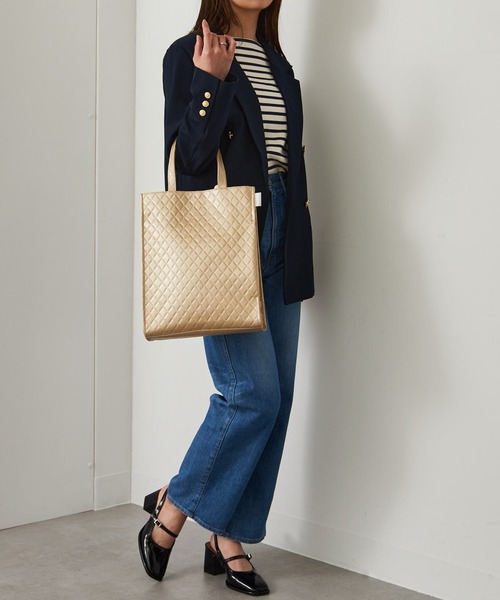 ROOTOTE(ルートート)の「【ROOTOTE】トートバッグ LT.アーキャトル.Classic-B(トートバッグ・レディース・ゴールド/ネイビー/ブラック系1/シルバー/ブラック・FREE)」の8枚目の写真