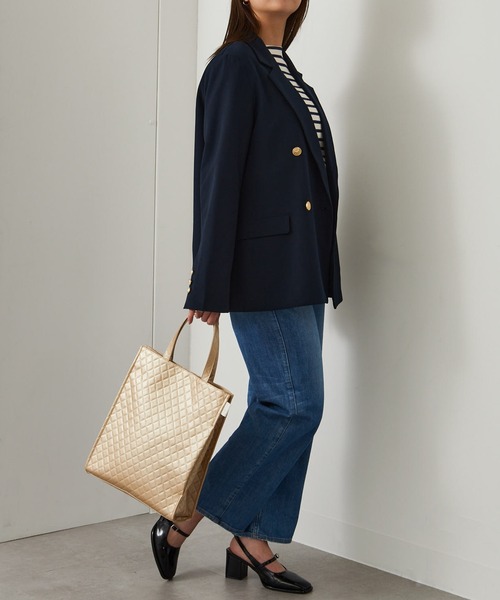 ROOTOTE(ルートート)の「【ROOTOTE】トートバッグ LT.アーキャトル.Classic-B(トートバッグ・レディース・ゴールド/ネイビー/ブラック系1/シルバー/ブラック・FREE)」の10枚目の写真