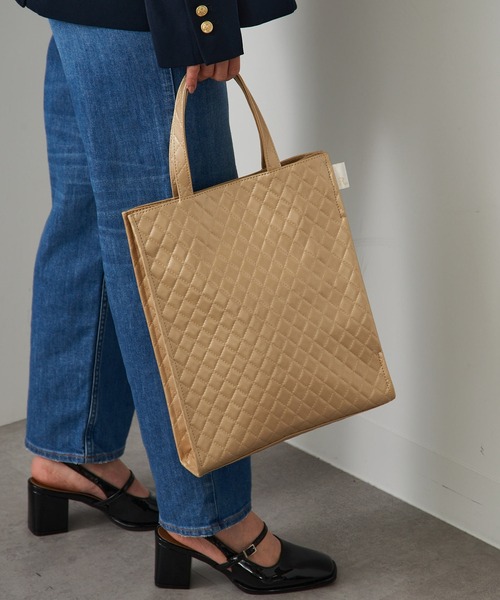 ROOTOTE(ルートート)の「【ROOTOTE】トートバッグ LT.アーキャトル.Classic-B(トートバッグ・レディース・ゴールド/ネイビー/ブラック系1/シルバー/ブラック・FREE)」の7枚目の写真