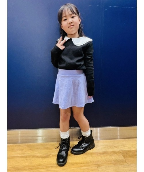 GAP(ギャップ)の「イージーミニスカート・スコート (キッズ)(スカート・キッズ・マルチ/パープル・120cm/140cm/130cm/160cm/110cm/150cm)」の10枚目の写真