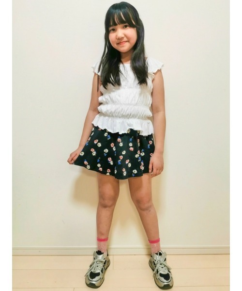 GAP(ギャップ)の「イージーミニスカート・スコート (キッズ)(スカート・キッズ・マルチ/パープル・120cm/140cm/130cm/160cm/110cm/150cm)」の9枚目の写真