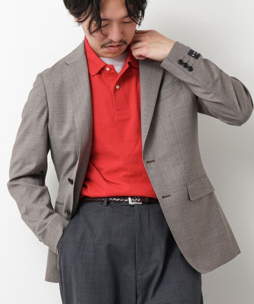 NOLLEY’S（ノーリーズ）の「《ビジカジ対応》IMPORT FABRIC JACKET 25SS（テーラードジャケット・メンズ・ネイビー/チャコールグレー/ベージュ系その他・L/M/S/XL）」の3枚目の写真
