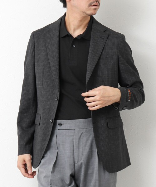 NOLLEY’S（ノーリーズ）の「《ビジカジ対応》IMPORT FABRIC JACKET 25SS（テーラードジャケット・メンズ・ネイビー/チャコールグレー/ベージュ系その他・L/M/S/XL）」の2枚目の写真