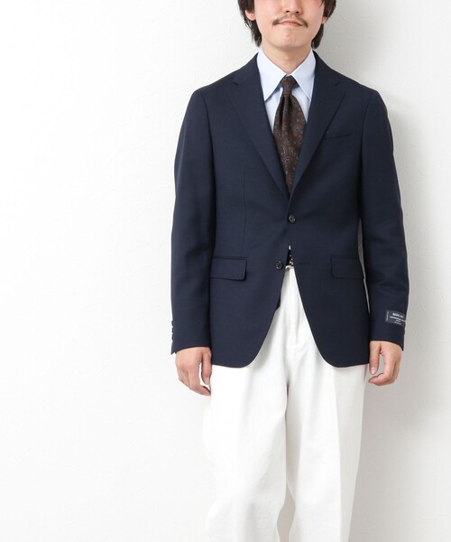 NOLLEY’S（ノーリーズ）の「《ビジカジ対応》IMPORT FABRIC JACKET 25SS（テーラードジャケット・メンズ・ネイビー/チャコールグレー/ベージュ系その他・L/M/S/XL）」の8枚目の写真