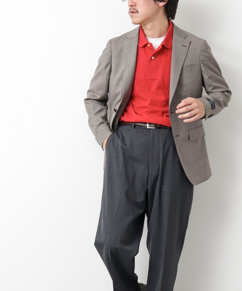 NOLLEY’S（ノーリーズ）の「《ビジカジ対応》IMPORT FABRIC JACKET 25SS（テーラードジャケット・メンズ・ネイビー/チャコールグレー/ベージュ系その他・L/M/S/XL）」の12枚目の写真