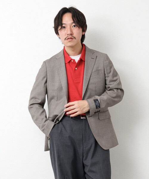 NOLLEY’S（ノーリーズ）の「《ビジカジ対応》IMPORT FABRIC JACKET 25SS（テーラードジャケット・メンズ・ネイビー/チャコールグレー/ベージュ系その他・L/M/S/XL）」の14枚目の写真