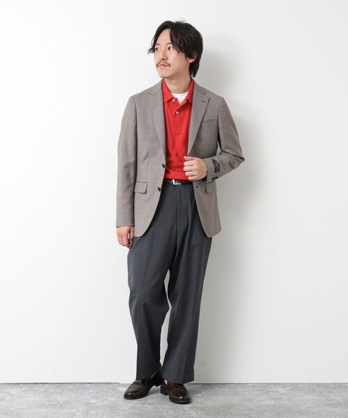NOLLEY’S（ノーリーズ）の「《ビジカジ対応》IMPORT FABRIC JACKET 25SS（テーラードジャケット・メンズ・ネイビー/チャコールグレー/ベージュ系その他・L/M/S/XL）」の20枚目の写真