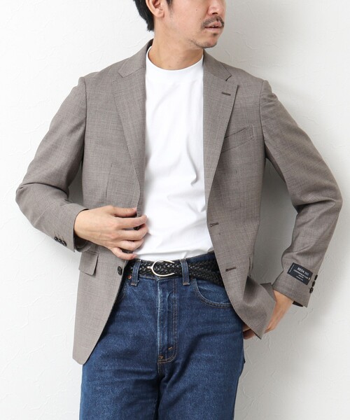 NOLLEY’S（ノーリーズ）の「《ビジカジ対応》IMPORT FABRIC JACKET 25SS（テーラードジャケット・メンズ・ネイビー/チャコールグレー/ベージュ系その他・L/M/S/XL）」の21枚目の写真