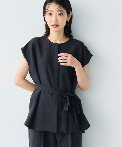 セール】《シワになりにくい》サマナチュラ リネンライクベルト