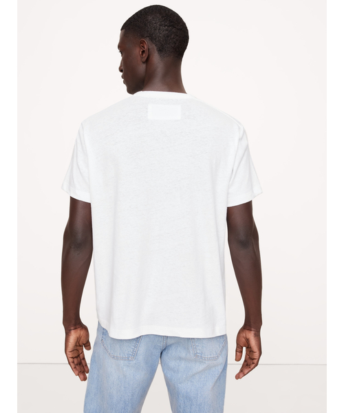 Banana Republic（バナナリパブリック）の「リラックス リネンコットン Tシャツ（Tシャツ/カットソー・メンズ・ネイビー/ホワイト/ライトグレー/ブラック/ライトブルー/その他・L/M/S）」の15枚目の写真