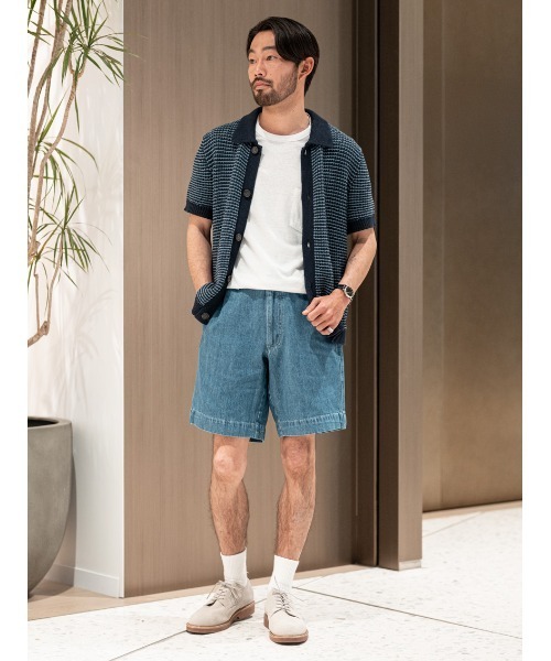 Banana Republic（バナナリパブリック）の「リラックス リネンコットン Tシャツ（Tシャツ/カットソー・メンズ・ネイビー/ホワイト/ライトグレー/ブラック/ライトブルー/その他・L/M/S）」の12枚目の写真