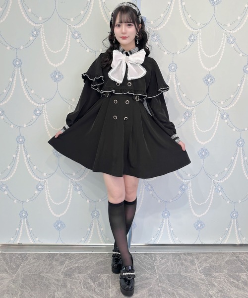 ROJITA(ロジータ)の「ケープワンピース(ワンピース・レディース・ブラック/ホワイト/パープル・FREE)」の20枚目の写真
