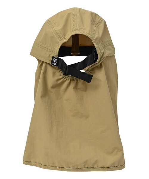 KiU(キウ)の「KiU/キウ KiU SUNSHADE JET CAP サンシェードジェットキャップ 2ND K429(キャップ・メンズ・ブラック/キャメル/ベージュ・ONE SIZE)」の5枚目の写真