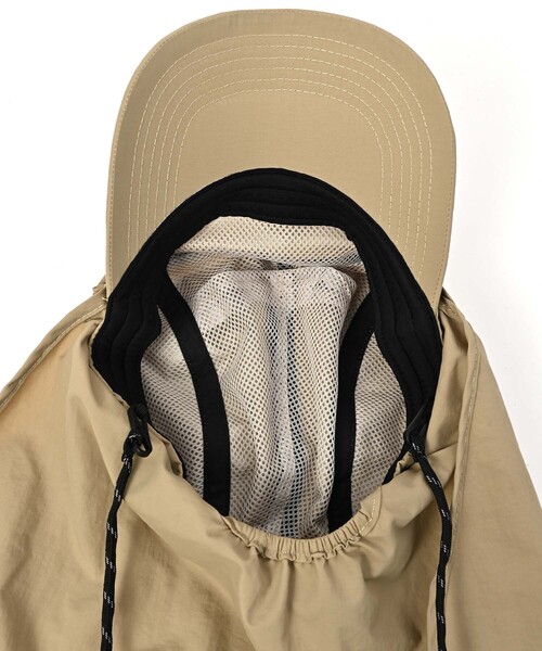 KiU(キウ)の「KiU/キウ KiU SUNSHADE JET CAP サンシェードジェットキャップ 2ND K429(キャップ・メンズ・ブラック/キャメル/ベージュ・ONE SIZE)」の6枚目の写真