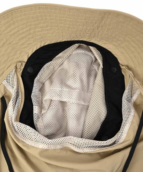 KiU(キウ)の「KiU/キウ KiU SUNSHADE JET CAP サンシェードジェットキャップ 2ND K429(キャップ・メンズ・ブラック/キャメル/ベージュ・ONE SIZE)」の8枚目の写真