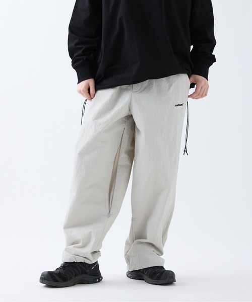 新品同様　メルタム　ベンチレーションナイロンパンツ　ブラック　サイズ3 （L） VENTILATION WIDE PANTS