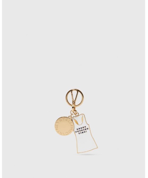S・マッカートニー About F*Cking Time タンクトップチャーム About Fucking Time! Tank Top Keyholder / About Fucking Time
