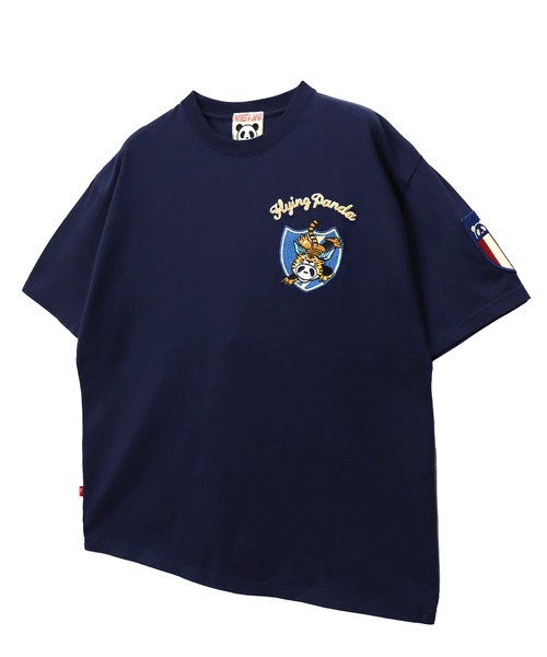 PANDIESTA（パンディエスタ）の「フライングパンダTシャツ(M2)（Tシャツ/カットソー・メンズ・ネイビー/ホワイト/ブラック・M/XXL/XL/L）」の5枚目の写真