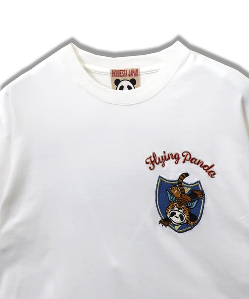 PANDIESTA（パンディエスタ）の「フライングパンダTシャツ(M2)（Tシャツ/カットソー・メンズ・ネイビー/ホワイト/ブラック・M/XXL/XL/L）」の14枚目の写真