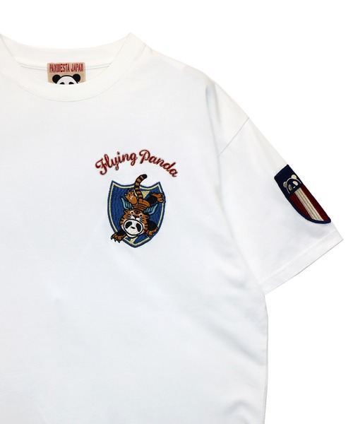 PANDIESTA（パンディエスタ）の「フライングパンダTシャツ(M2)（Tシャツ/カットソー・メンズ・ネイビー/ホワイト/ブラック・M/XXL/XL/L）」の15枚目の写真