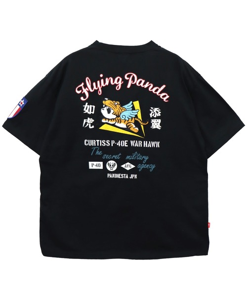 PANDIESTA（パンディエスタ）の「フライングパンダTシャツ(M2)（Tシャツ/カットソー・メンズ・ネイビー/ホワイト/ブラック・M/XXL/XL/L）」の22枚目の写真