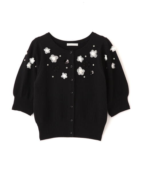 JILL by JILL STUART(ジルバイジルスチュアート)の「◇3Dフラワーニットトップス(ニット/セーター・レディース・ホワイト/ブラック・FREE)」の18枚目の写真