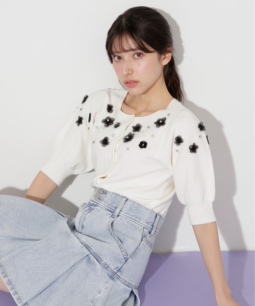 楽天市場】【SALE／70%OFF】ボリュームスリーブチュニックニット