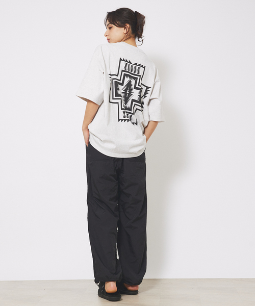 ABAHOUSE(アバハウス)の「【PENDLETON/ペンドルトン】 BACK PRINT Tシャツ / バックプリント半袖Tシャツ(Tシャツ/カットソー・メンズ・オフホワイト/グレー/ブラック/サーモンピンク/グリーン系その他・M/L)」の13枚目の写真