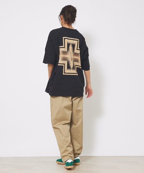 ABAHOUSE(アバハウス)の「【PENDLETON/ペンドルトン】 BACK PRINT Tシャツ / バックプリント半袖Tシャツ(Tシャツ/カットソー・メンズ・オフホワイト/グレー/ブラック/サーモンピンク/グリーン系その他・M/L)」の21枚目の写真