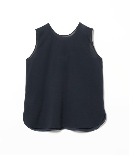 「Demi-Luxe BEAMS」 ノースリーブブラウス ONE SIZE ブラック レディース Demi-Luxe BEAMS（デミルクス ビームス）ペプラム ノースリーブ