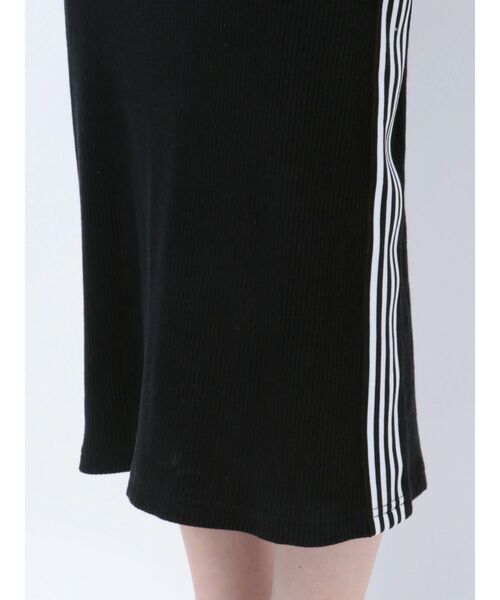 GYDA（ジェイダ）の「GDウエストOPEN SIDEラインノースリテレコロングワンピース（ワンピース・レディース・ベージュ/スカイブルー/ブラック・FREE）」の5枚目の写真