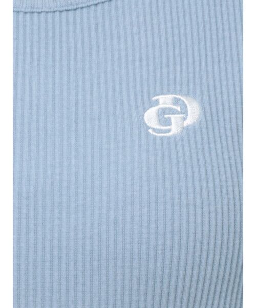 GYDA（ジェイダ）の「GDウエストOPEN SIDEラインノースリテレコロングワンピース（ワンピース・レディース・ベージュ/スカイブルー/ブラック・FREE）」の7枚目の写真