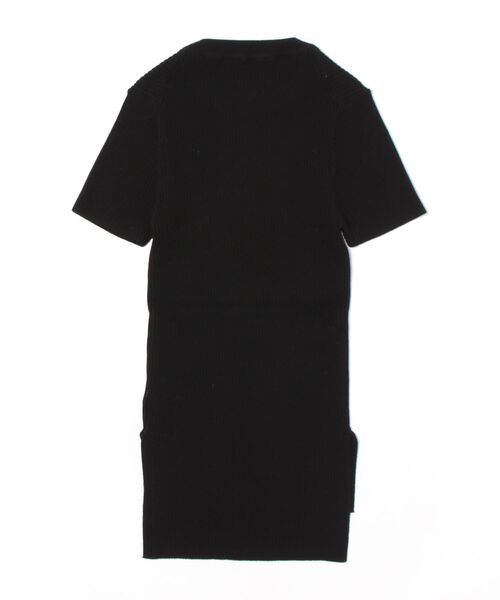 SUWDEE（スーディー）の「embroidery logo rib knit tops（Tシャツ/カットソー・レディース・ホワイト/ブラック・FREE）」の13枚目の写真