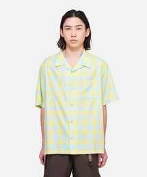 CHECKERD RAYON SHIRT|チェッカードレーヨンシャツ