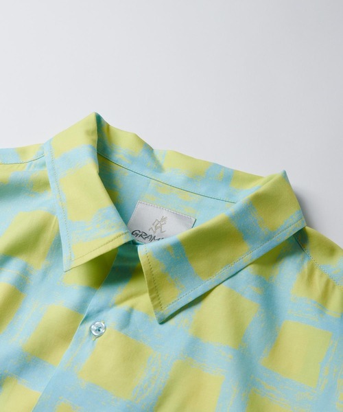 CHECKERD RAYON SHIRT｜チェッカードレーヨンシャツ（シャツ