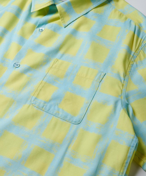 Gramicci(グラミチ)の「CHECKERD RAYON SHIRT|チェッカードレーヨンシャツ(シャツ/ブラウス・メンズ・ネイビー/チェック・M/XL/XXL/S/L)」の13枚目の写真