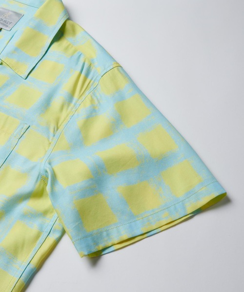 CHECKERD RAYON SHIRT｜チェッカードレーヨンシャツ（シャツ