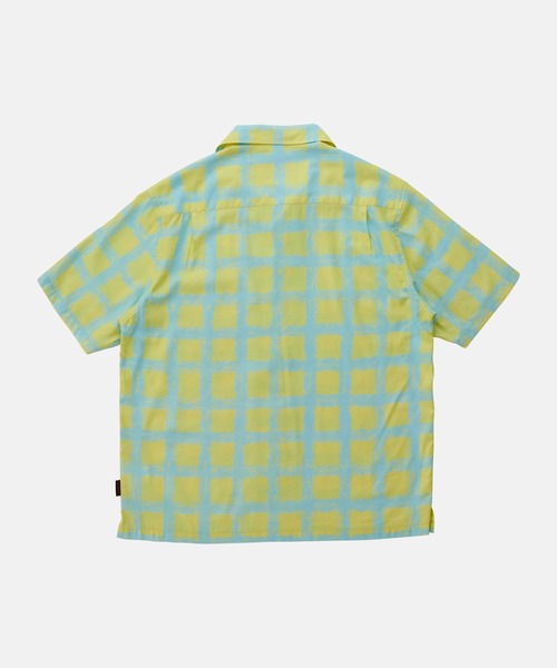 Gramicci(グラミチ)の「CHECKERD RAYON SHIRT|チェッカードレーヨンシャツ(シャツ/ブラウス・メンズ・ネイビー/チェック・M/XL/XXL/S/L)」の5枚目の写真