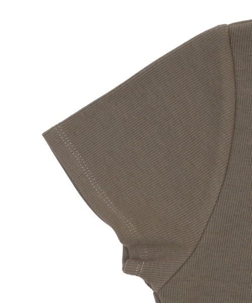 dispark（ディスパーク）の「DISPARK/レイヤードドッキンググラフィックT（Tシャツ/カットソー・レディース・カーキ/ベージュ/スミクロ・FREE）」の15枚目の写真