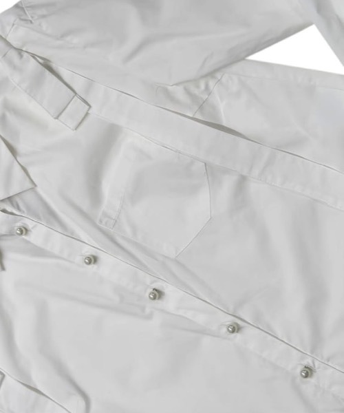 PAIN（ペイン）の「ショルダーリボンシャツ（シャツ/ブラウス・レディース・ホワイト/ホワイト×ブラック/ブラック×ホワイト・FREE）」の5枚目の写真