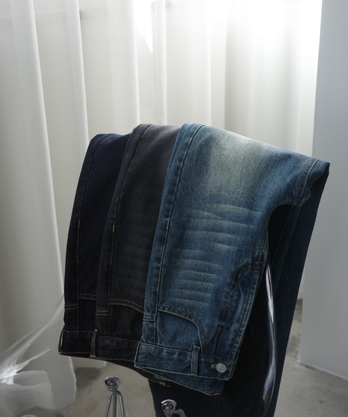Louere（ルエレ）の「ハイウエストストレートデニム[高身長