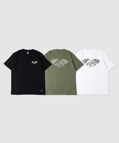MFC STORE（エムエフシーストア）の「MFC STORE FLAG S/S TEE（Tシャツ/カットソー・メンズ・オリーブ/ブラック/ホワイト・S/M/L/XL）」の4枚目の写真