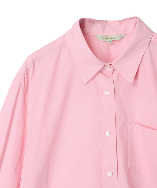 Petit Honfleur（プチオンフルール）の「ポケットシャツ（シャツ/ブラウス・レディース・サックスブルー/ネイビー/パープル/ピンク/ホワイト・M/L）」の18枚目の写真