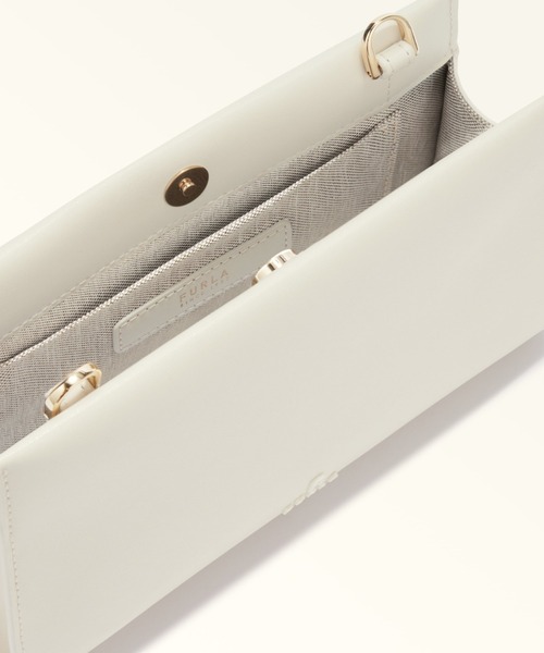 FURLA（フルラ）の「フルラ マイフルラ (Furla Myfurla) ミニクラッチ（クラッチバッグ・レディース・ホワイト系その他/ブラック・ONE SIZE）」の5枚目の写真