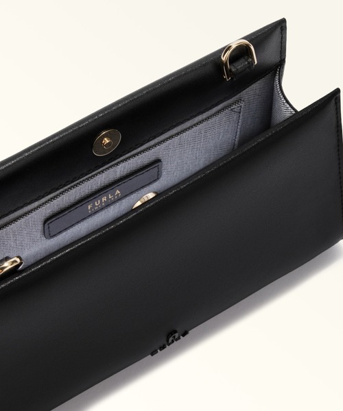 FURLA（フルラ）の「フルラ マイフルラ (Furla Myfurla) ミニクラッチ（クラッチバッグ・レディース・ホワイト系その他/ブラック・ONE SIZE）」の8枚目の写真