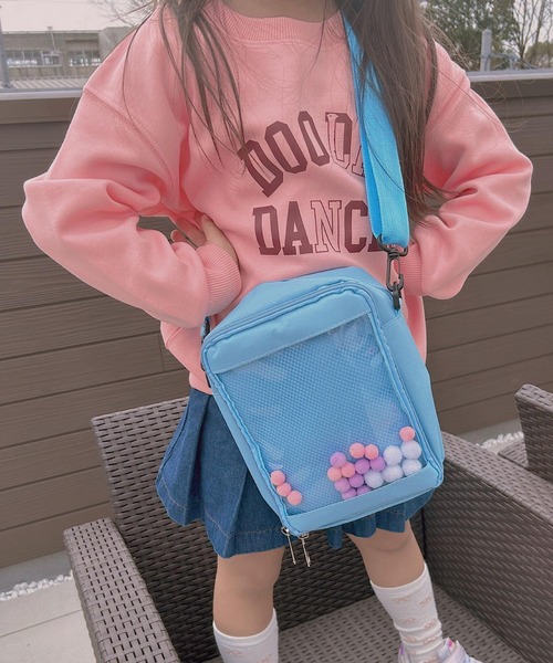 CERCA(チェルカ)の「lulunoix/クリアポケットショルダーバッグ N15388(ショルダーバッグ・キッズ・ピンク/ホワイト/ブラック/ブルー・FREE)」の4枚目の写真