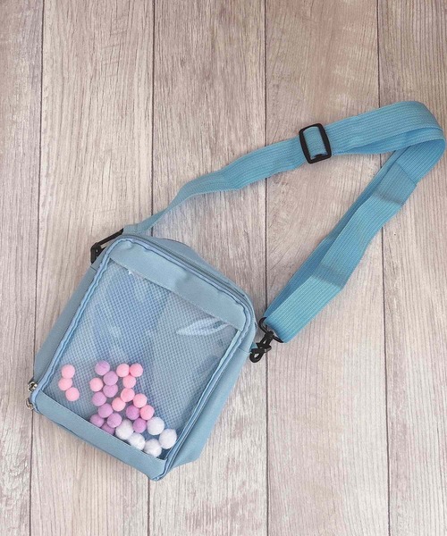 CERCA(チェルカ)の「lulunoix/クリアポケットショルダーバッグ N15388(ショルダーバッグ・キッズ・ピンク/ホワイト/ブラック/ブルー・FREE)」の5枚目の写真