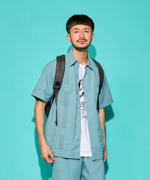 BURLAP OUTFITTER(バーラップアウトフィッター)の「S/S GUAYABERA SHIRT/ショートスリーブ ガヤベラ シャツ(シャツ/ブラウス・メンズ・ベージュ系その他/ネイビー/オフホワイト/ブラック/ブルー系その他/グレー系その他・LARGE/SMALL/MEDIUM/X-LARGE)」の6枚目の写真