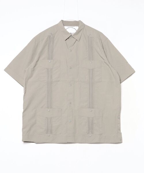 BURLAP OUTFITTER(バーラップアウトフィッター)の「S/S GUAYABERA SHIRT/ショートスリーブ ガヤベラ シャツ(シャツ/ブラウス・メンズ・ベージュ系その他/ネイビー/オフホワイト/ブラック/ブルー系その他/グレー系その他・LARGE/SMALL/MEDIUM/X-LARGE)」の13枚目の写真