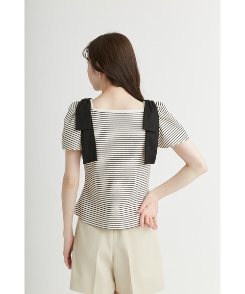 CELFORD｜ショルダーリボンカットトップス | Rakuten Fashion